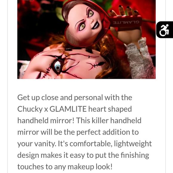 Glamlite X Chucky Romance Is Dead Mirror - Picture 6 of 6